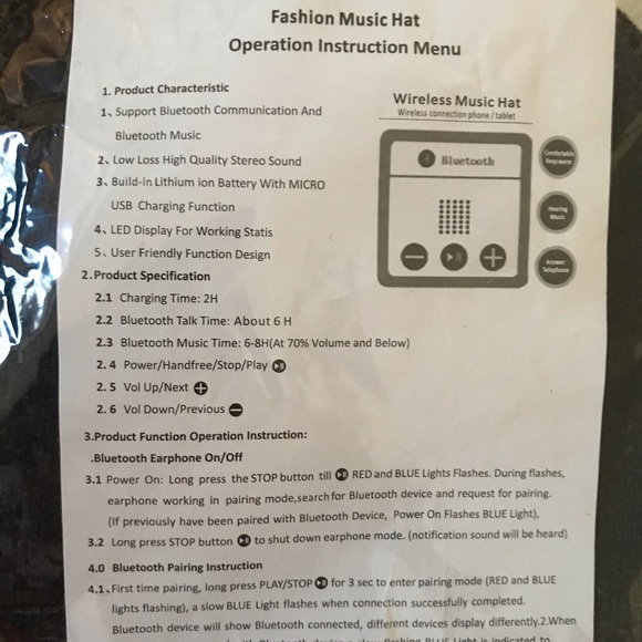 Fashion 👻music 🎼 hat 🧢😎 - Picture 2 of 2